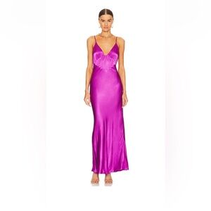 Bardot Women's Midi Dress in Vibrant Purple